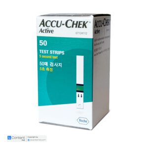 نوار تست قند خون اکیو چک اکتیو Accu-Chek Active- بسته 50 عددی