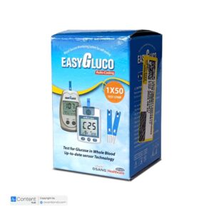 نوار تست قند خون ایزی گلوکو Easy Gluco بسته 50 عددی