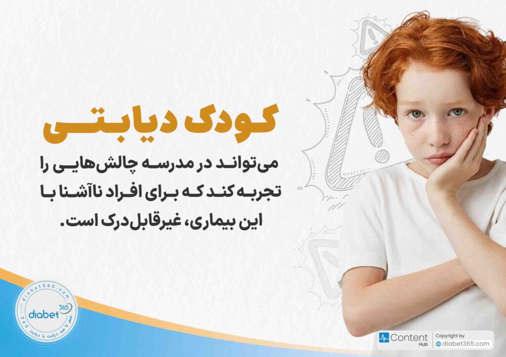 مدیریت دیابت در مدرسه؛ چگونه دیابت کودکمان را در مدرسه مدیریت کنیم؟ کودک دیابتی می‌تواند در مدرسه چالش‌هایی را تجربه کند که برای افراد ناآشنا با این بیماری، غیرقابل‌درک است.