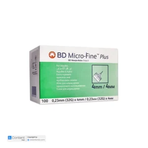 سرسوزن قلم انسولین بی دی 4 میلی متر