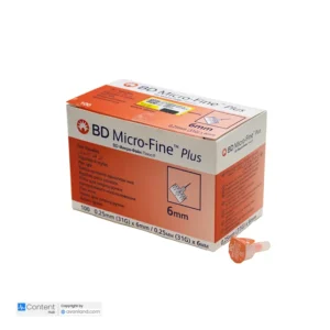 سر سوزن قلم انسولین بی دی (BD) – 6 میلیمتر