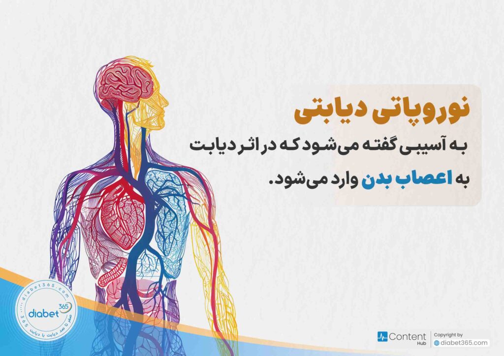 عوارض دیابت چیست؟ نوروپاتی دیابتی به آسیبی گفته میشود که در اثر دیابت به اعصاب بدن وارد میشود.