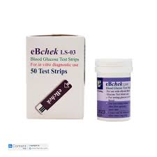 نوار تست قند خون ای بی چک eBcheck بسته 50 عددی